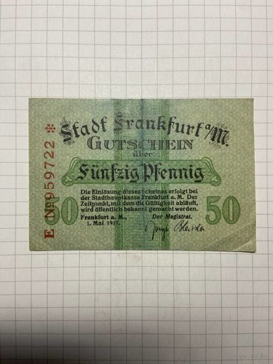 50 пфеннигов (нотгельды) г. Германия - 1312-2