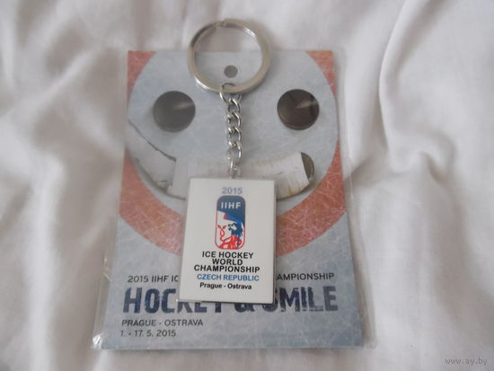Официальный брелок с чм-2015 по хоккею в чехии