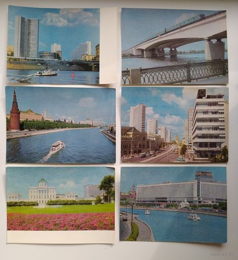 Открытки. Москва. 6 штук