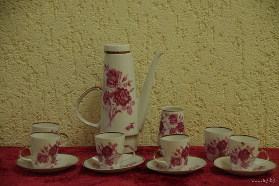 Сервиз кофейный  12 предметов  ( не комплект )