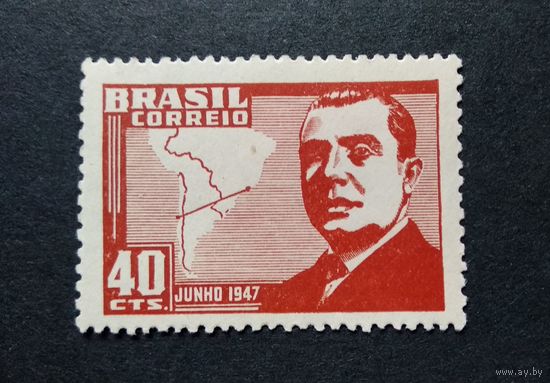 БРАЗИЛИЯ\263с\1947 Визит президента. карта