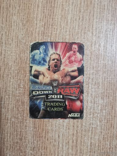Коллекционная карточка WWE SmackDown vs. Raw 2011 WRESTLE Рестлинг Trading Cards Naba Tyler Reks