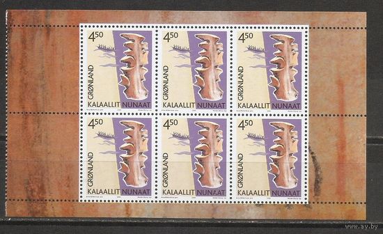 КГ Гренландия 2000 Деревянная карта