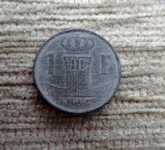 Werty71 Бельгия 1 франк 1942 Лев