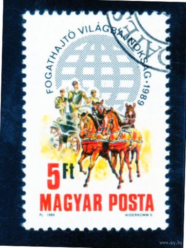 Венгрия.Кубок мира по конному спорту.1989.