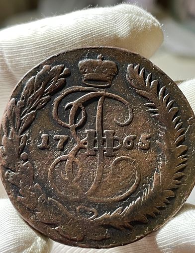 5 копеек 1765 ММ без МЦ.Кладовая.Состояние!