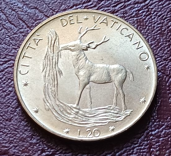 Ватикан 20 лир, 1974    ( 2-3-8 )