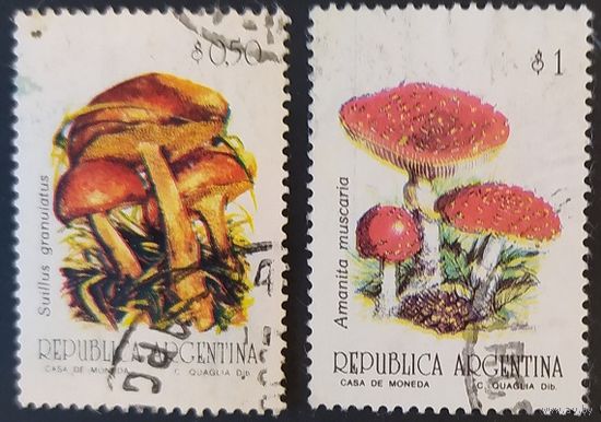 Аргентина 1993 Грибы. 2 из 4