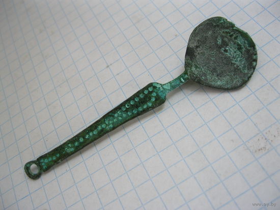Привеска старинная. Бронза, литье.
