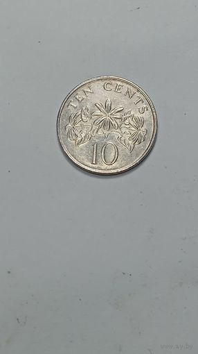 Сингапур 10 центов 1986 года .