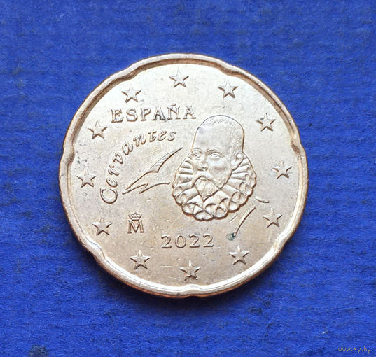 Испания 20 евроцентов 2022
