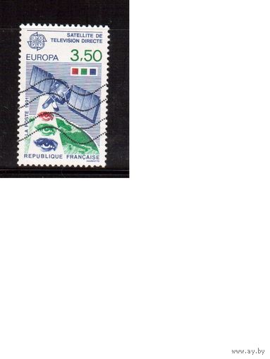 Франция-1991 (Мих.2835) , гаш.,  Космос,