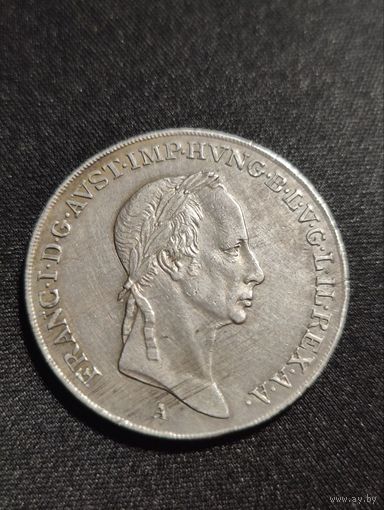 СВР.Австрия. 1/2 талера 1830 года. Франциск I. Не частая монета. Присутствуют легкие следы юстировки на аверсе.