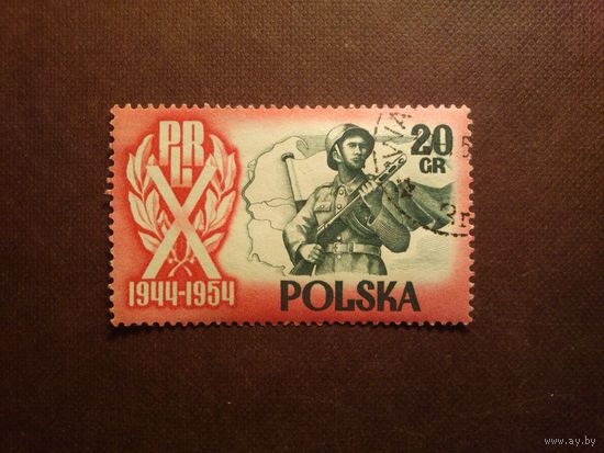 Польша 1954 г.10-я годовщина Польской Народной Республики./18а/