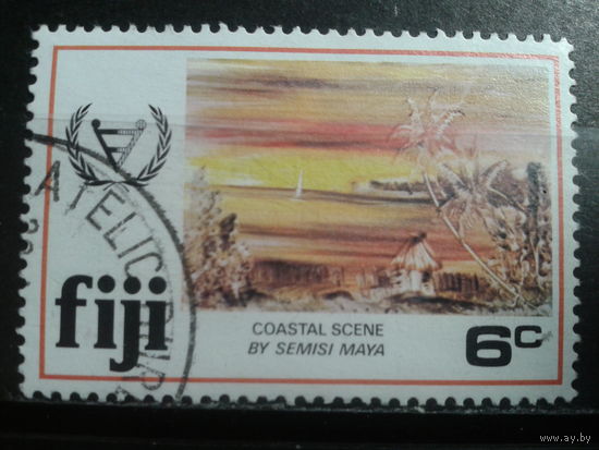 Фиджи, 1981. Прибрежный пейзаж