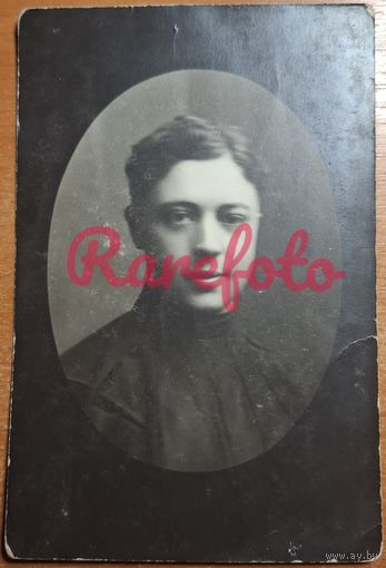 1916 Открыточный формат "Дунечка" типажи ретро студийное фото