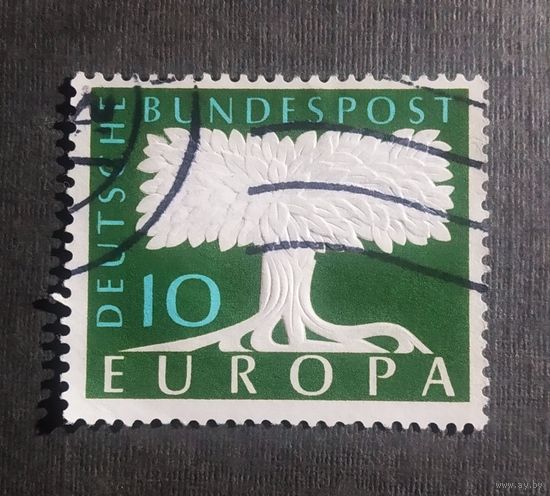 Марка Германия 1958 год Европа СЕРТ