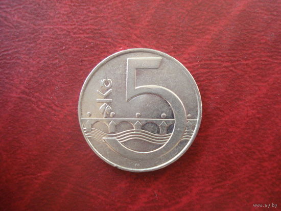 5 крон 1993 год Чехия