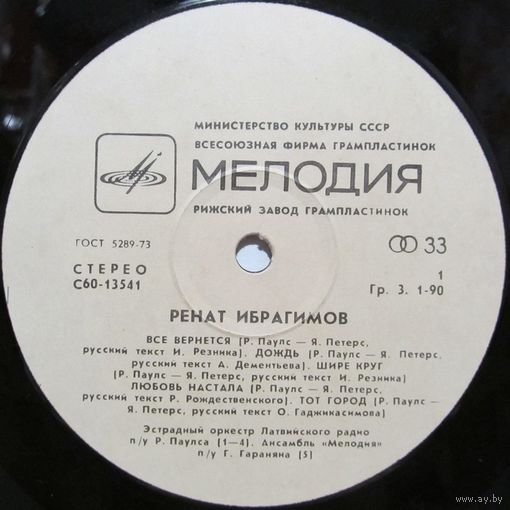 Ренат Ибрагимов - Все вернется