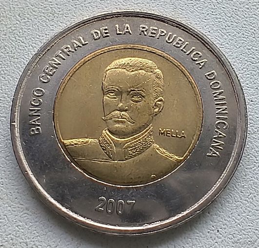 Доминикана 10 песо, 2007  3-7-10