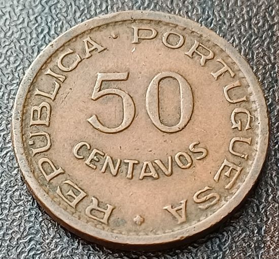 Ангола 50 сентаво, 1958    ( 2-1-1 )