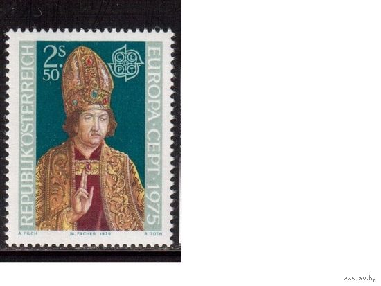 Австрия-1975,(Мих.1487) **, Искусство, Живопись, Европа СЕРТ