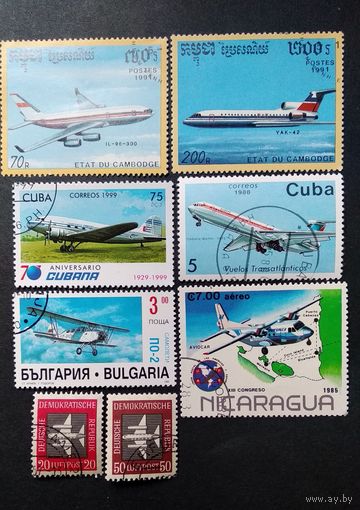 Транспорт \25фа\ самолет авиация