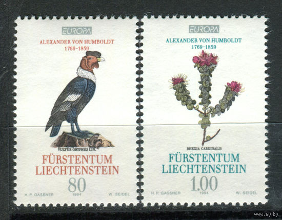 Лихтенштейн - 1994г. - Открытия и изобретения - полная серия, MNH [Mi 1079-1080] - 2 марки
