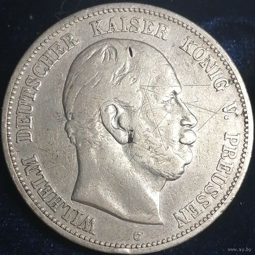 5 марок 1876 года Пруссия "C"
