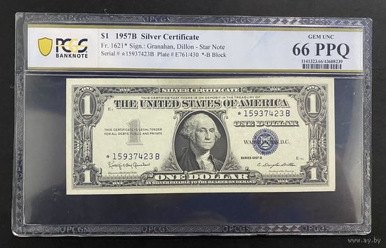 1 доллар США 1957B замещение UNC