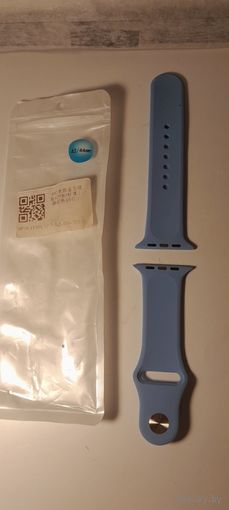 Силиконовый ремешок  для Apple Watch  размер S / M Голубой