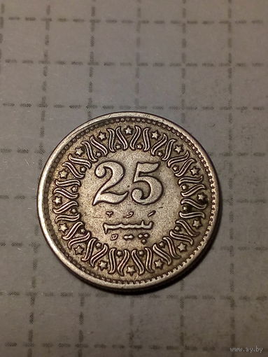 25 пайс Пакистан 1986 год