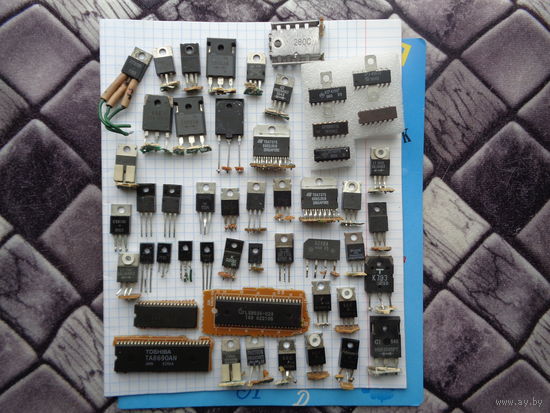 Микросхемы и др., одним лотом