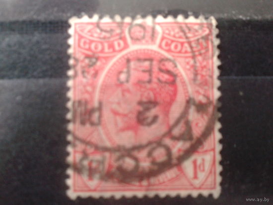 Золотой берег колония Англии 1913 Король Георг 5