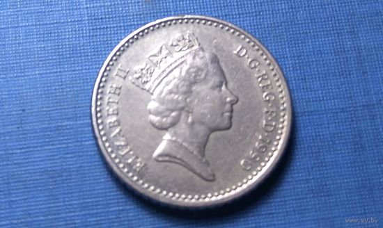 5 пенсов 1990. Великобритания.