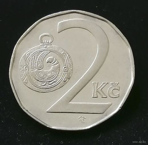 2 кроны 1995 Чехия #02