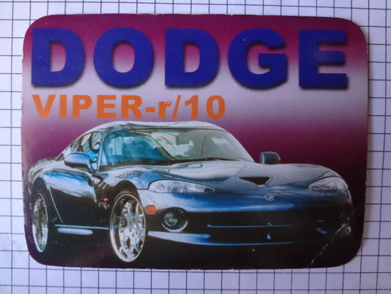 Календарик 2004 г. DODGE VIPER-r|10.