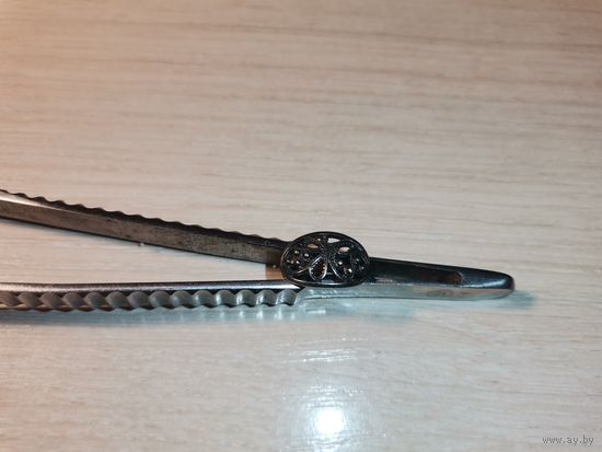 Серьга одиночка, 3 клейма, застёжка рабочая.