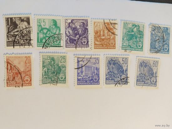 ГДР 1953-55 11 м 5-ти летний план