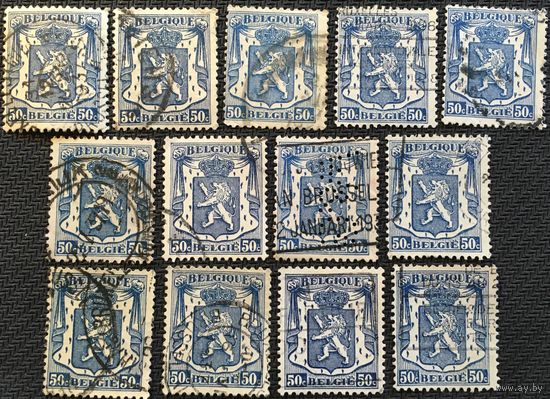ЦІКАВІЦЬ АБМЕН! 1936, герб Бельгіі, 50 цэнтаў