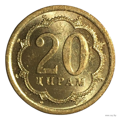 Таджикистан 20 дирамов, 2006 [UNC]
