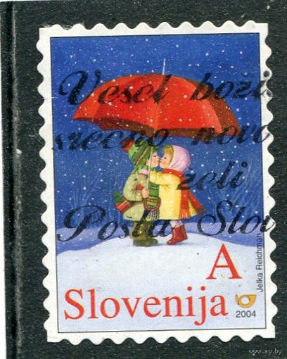 Словения. Рождество 2004, самоклейка