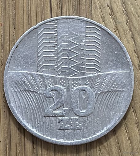 Монета Польша 20 Злотых 1973 г.