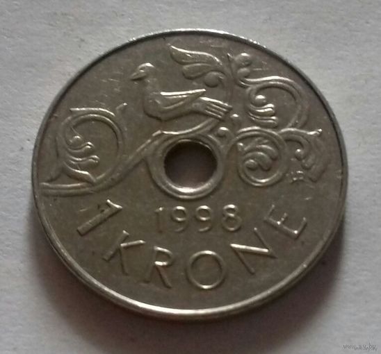 1 крона, Норвегия 1998 г.