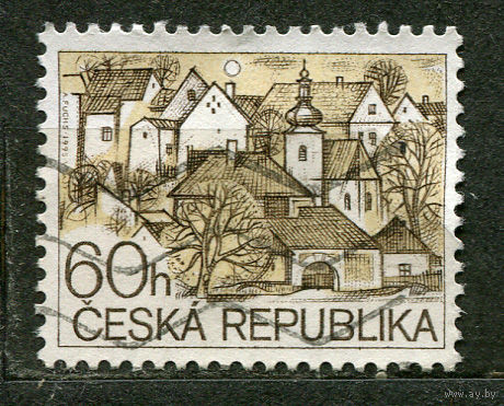 Деревенский пейзаж. Чешская Республика. 1995