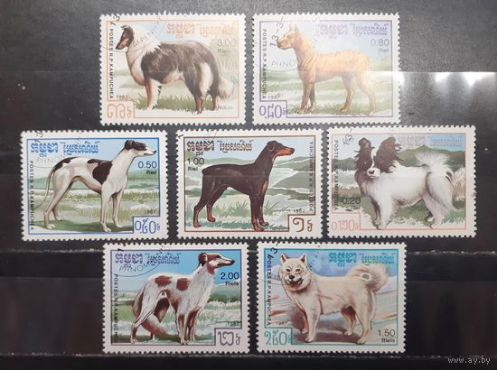 Камбоджа. 1987 год. Фауна. Собаки (1308)