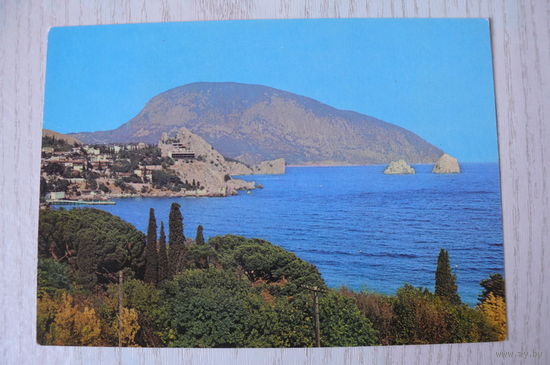 Крым. Вид на гору Аю-даг; чистая, Аэрофлот (Медведь-гора).