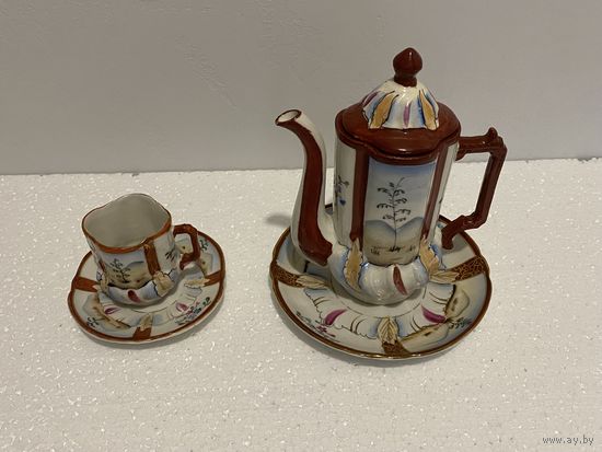 Фарфор. Чайник. Заварник. Кофейник. Ранние Советы. Городница. Коминтерн. Редкость!