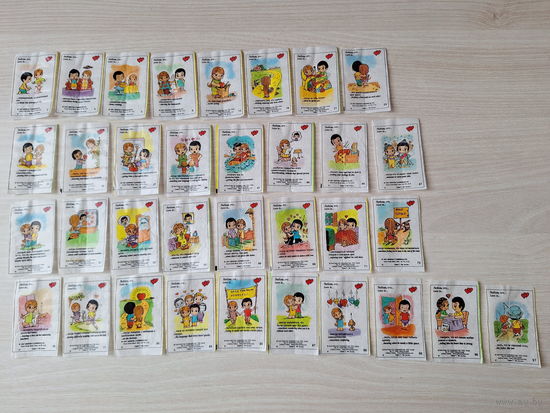 Вкладыш, жевательная резинка, Love is ... Любовь это ...