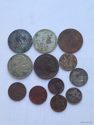 Юбилейка СССР на чистку , с 1 рубля .